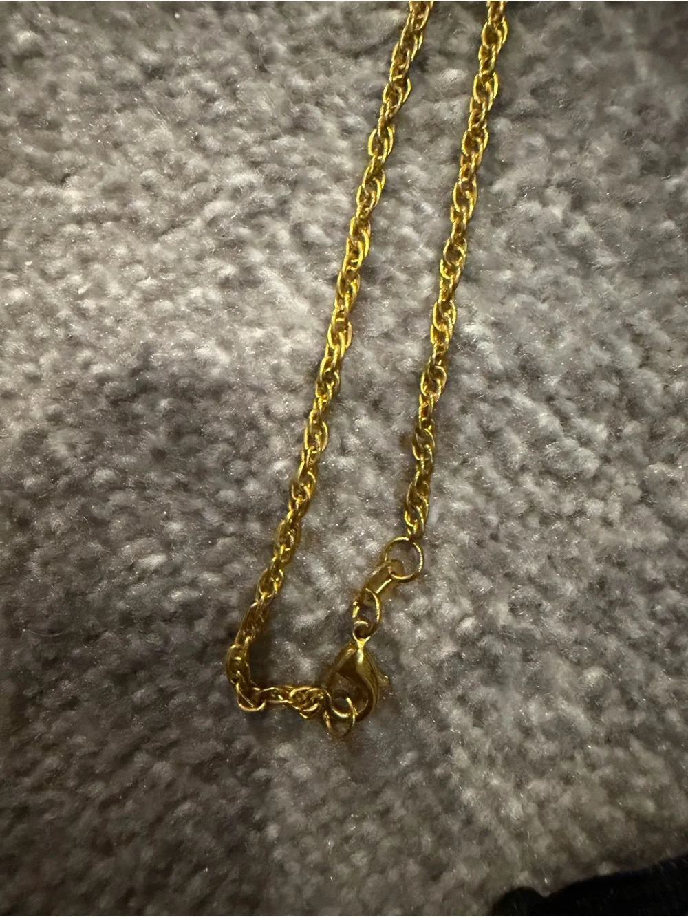 Coach Pendant Charm Yellow Gold Chain Necklace